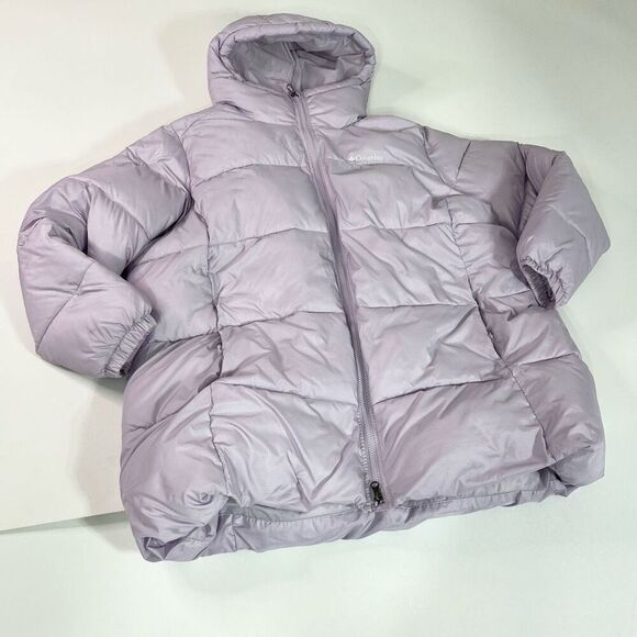 Columbia Coat Womens 2X Puffect Puffer Jacket Outdoor Winter Purple #6C1C - Picture 1 of 10